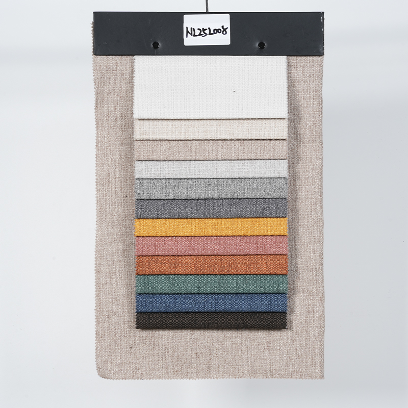 ผ้าโซฟาโพลีเอสเตอร์ Jacquard ลายจุดข้าว